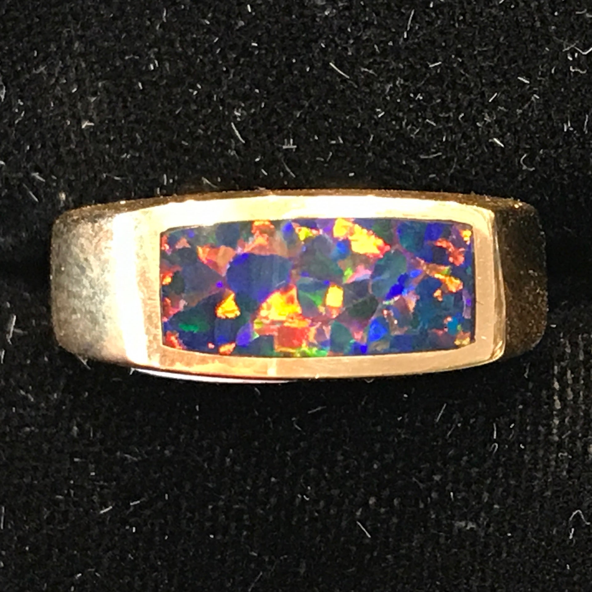 Black Opal Ring